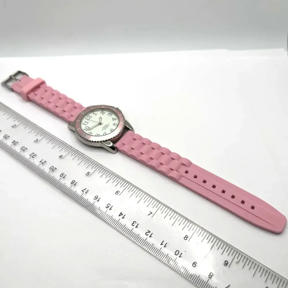Pink & Silver Men's Watch